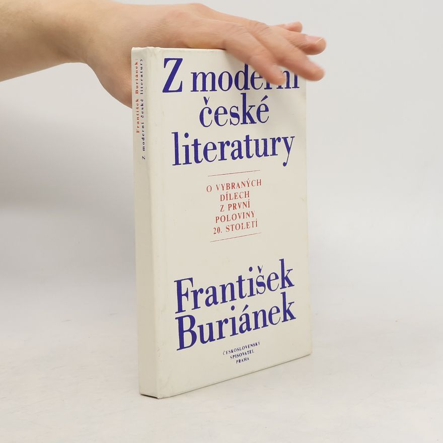 František Buriánek Z moderní české literatury