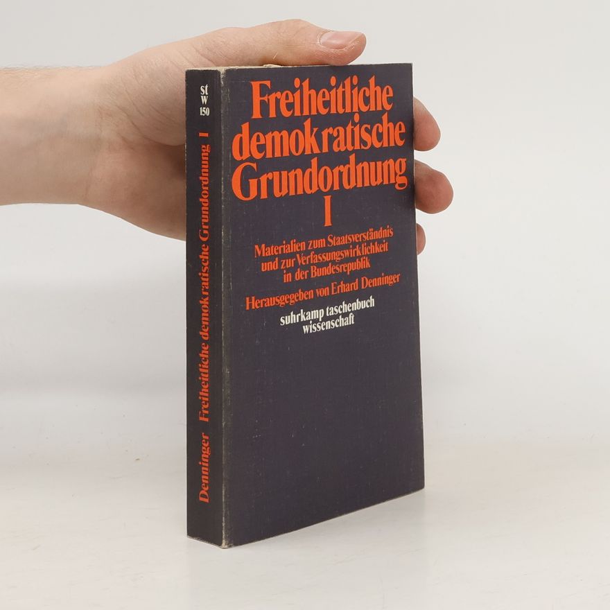 Erhard Denninger Suhrkamp Taschenbuch Wissenschaft - 2: Freiheitliche demokratische Grundordnung