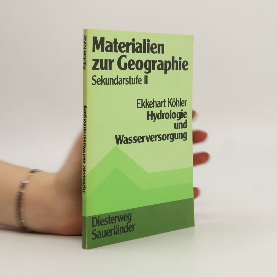 Ekkehart Köhler Hydrologie und Wasserversorgung