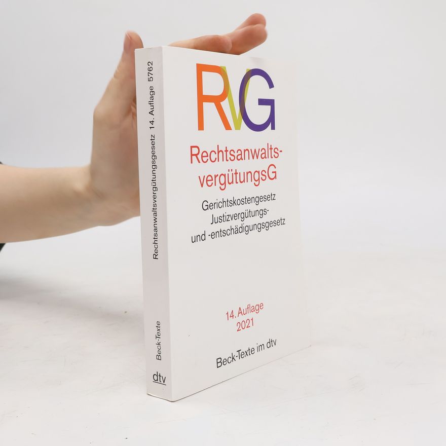 Hans-Jochem Mayer RVG Rechtsanwaltsvergütungsgesetz