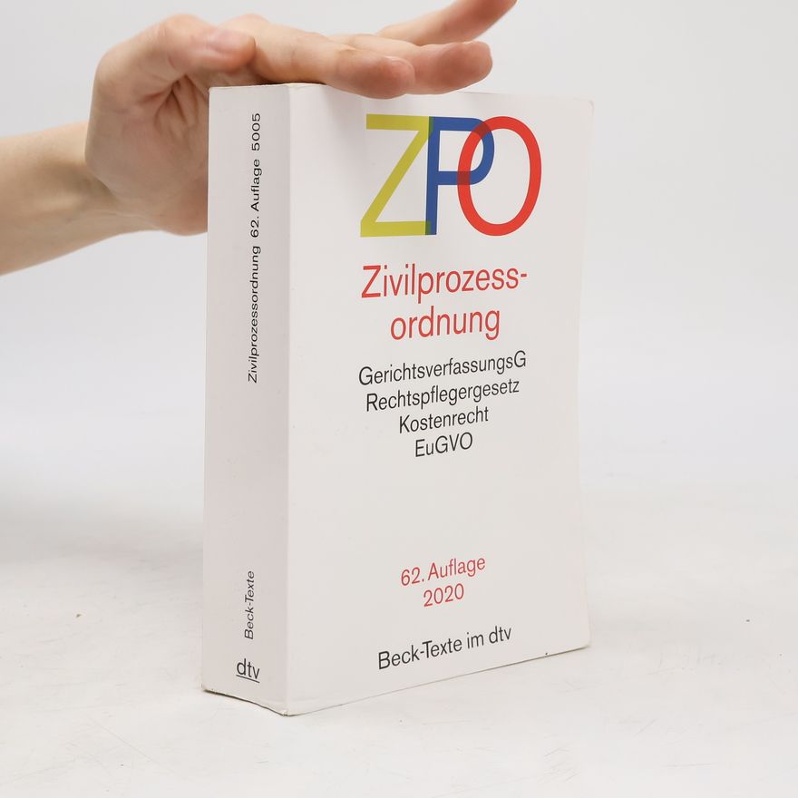 Peter Gottwald ZPO. Zivilprozessordnung