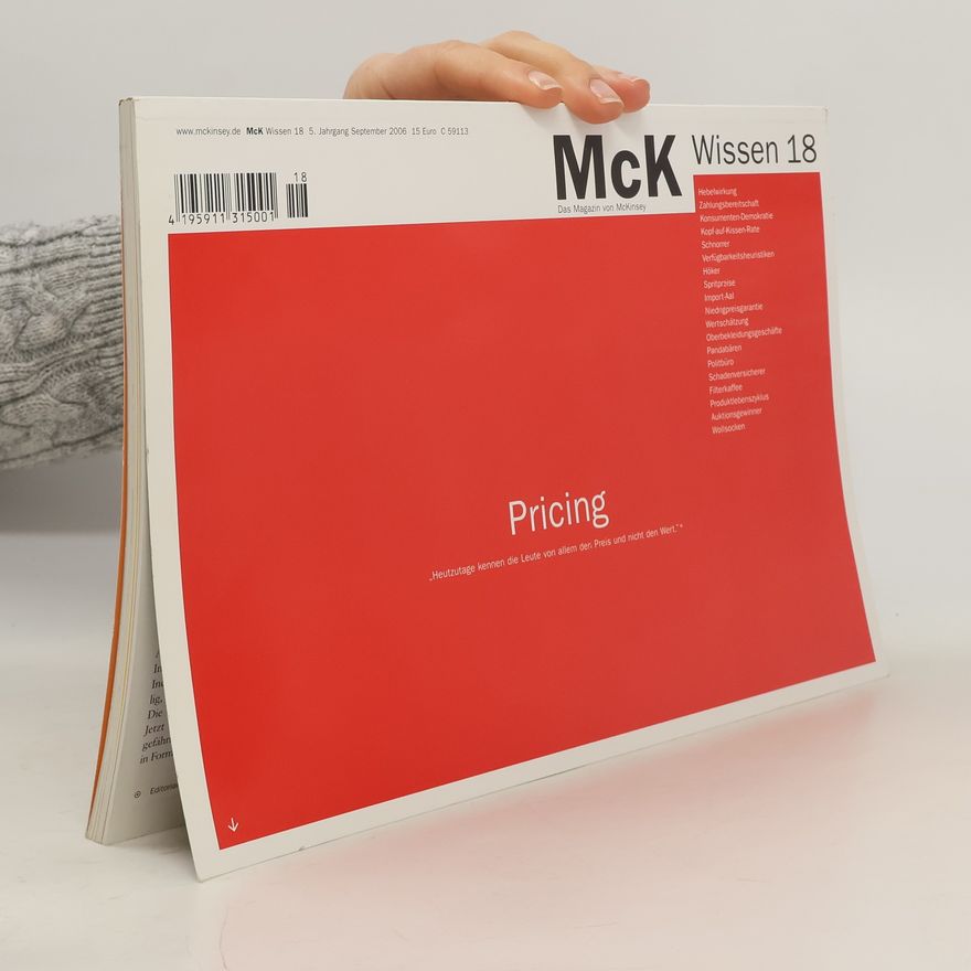 Collectif d'auteurs McK Wissen 18. Pricing