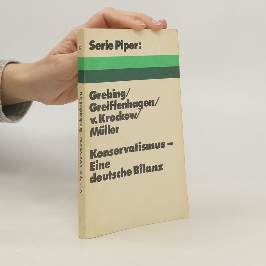 Various authors Konservatismus-eine Deutsche Bilanz