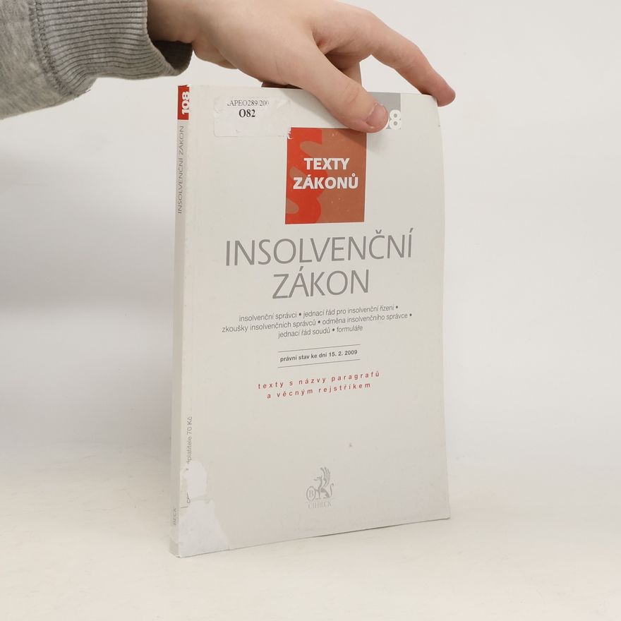 Kolektív autorov Insolvenční zákon