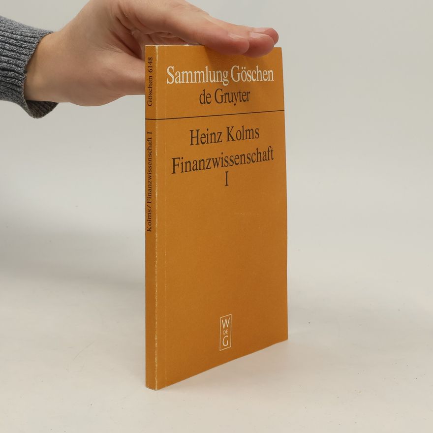 Heinz Kolms Finanzwissenschaft