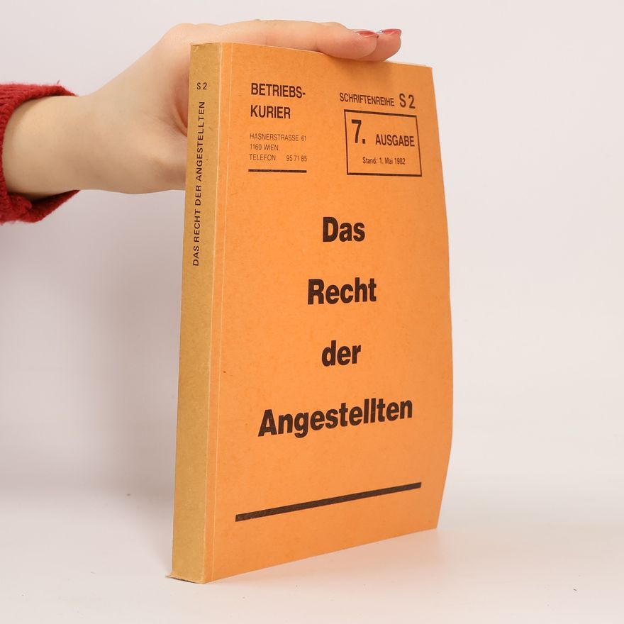 Autorenkollektiv Das Recht der Angestellten