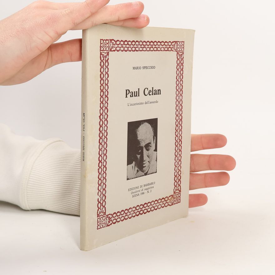 Mario Specchio Paul Celan