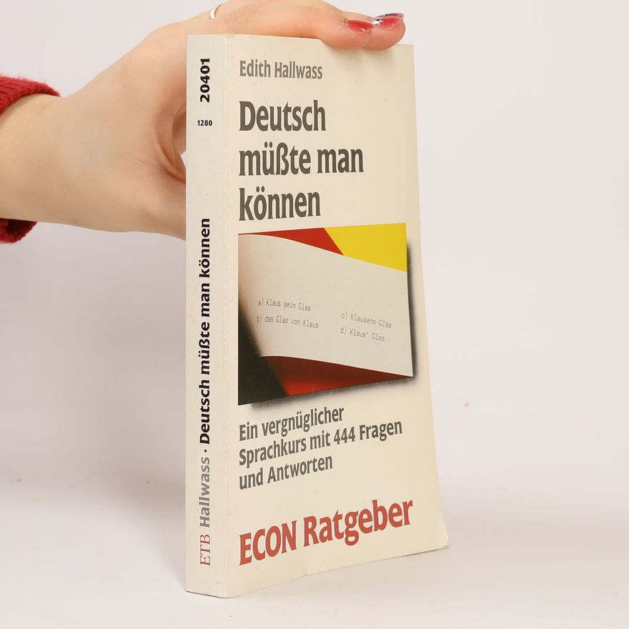 Edith Hallwass Deutsch müßte man können