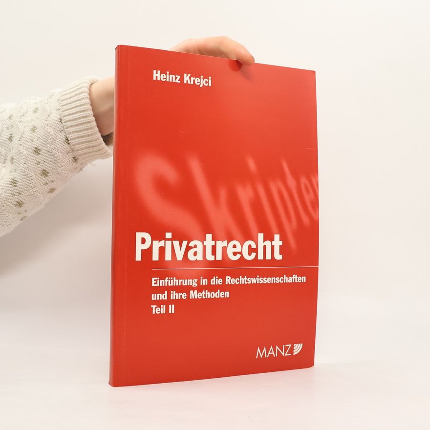 Heinz Krejci Privatrecht