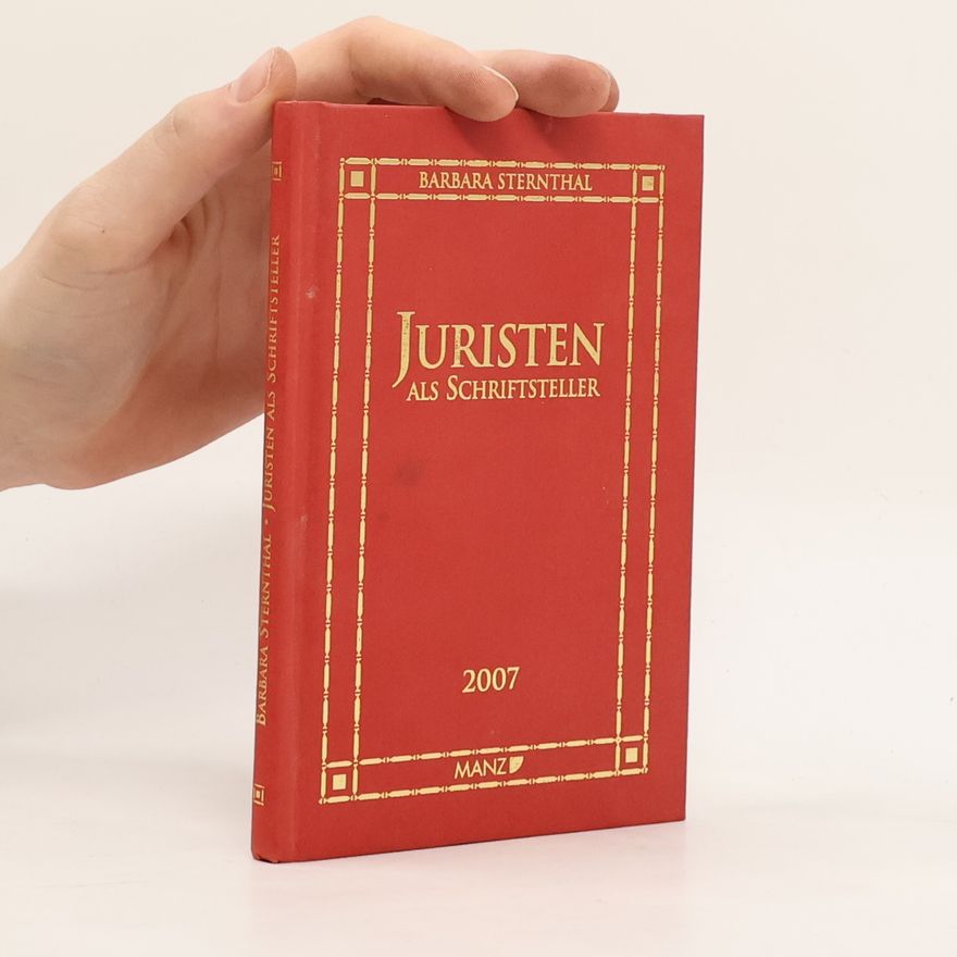 Barbara Sternthal Juristen als schriftsteller