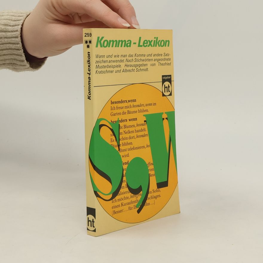 Theofried Kratschmer Komma-Lexikon