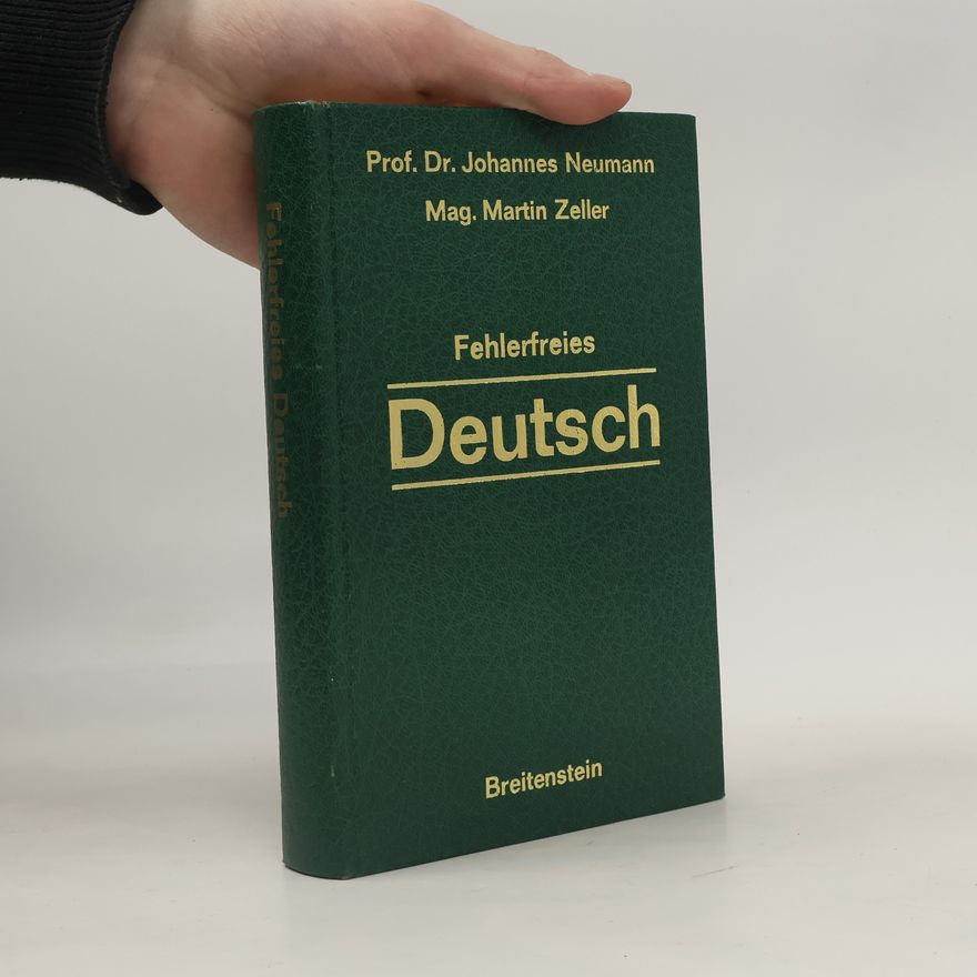 Martin Zeller Fehlerfreies Deutsch