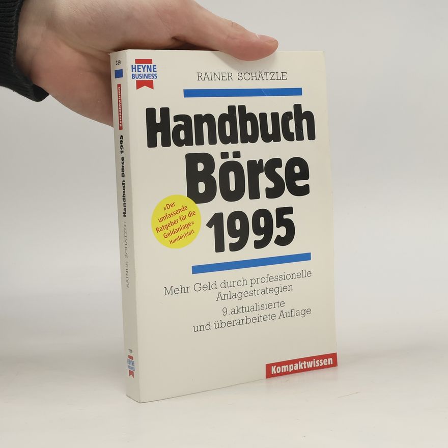 Rainer Schätzle Handbuch Börse 1995