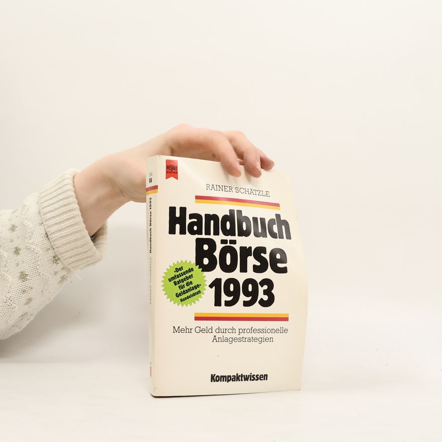 Rainer Schätzle Handbuch Börse 1993