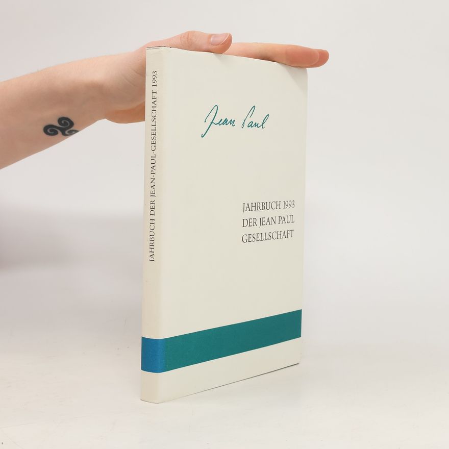 Autorenkollektiv Jahrbuch Jean Paul Gesellschaft 1993