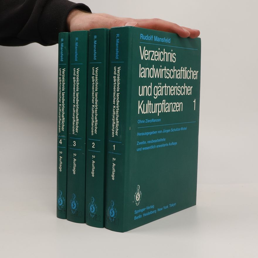 R. Mansfeld Verzeichnis landwirtschaftlicher und gärtnerischer Kulturpflanzen 1-4