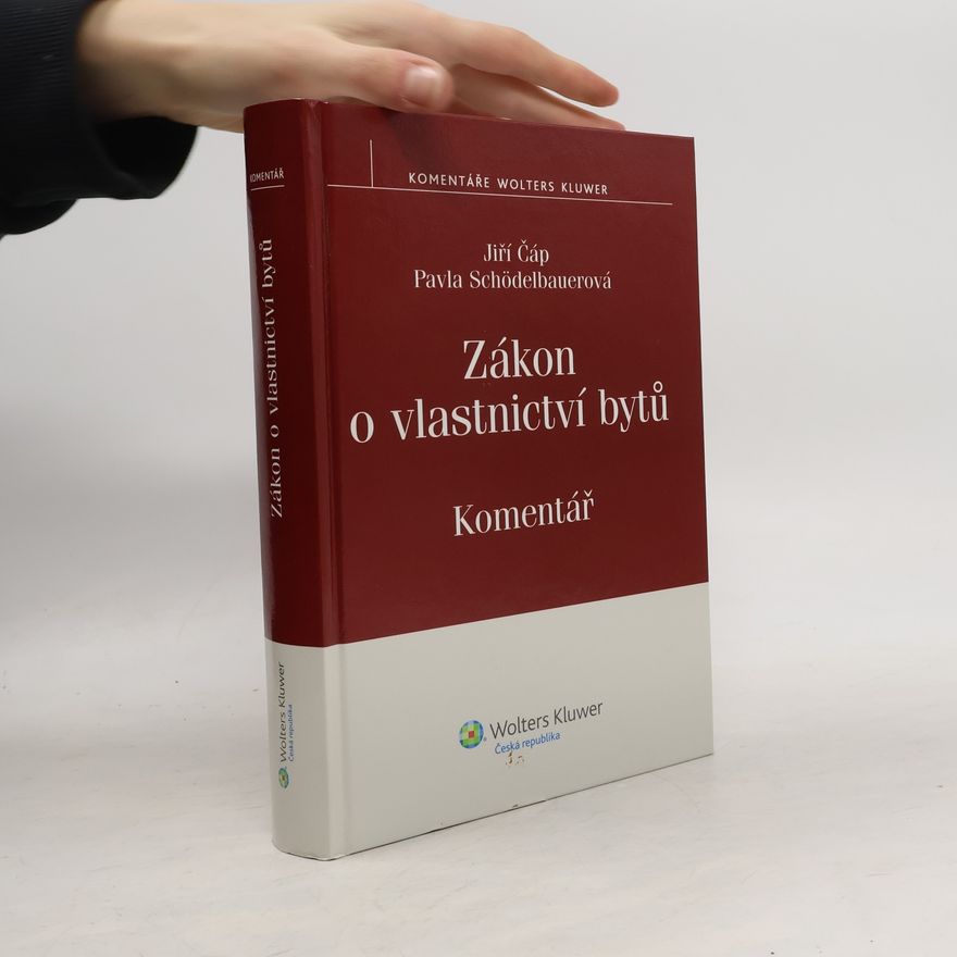 Jiří Čáp Zákon o vlastnictví bytů