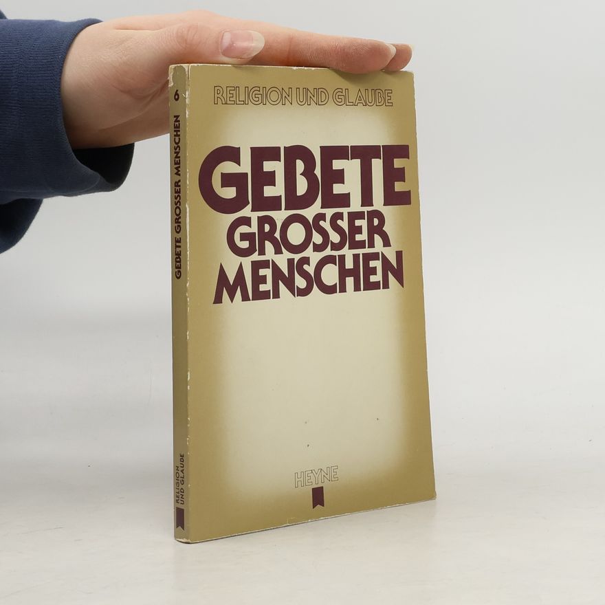 Various authors Gebete grosser Menschen