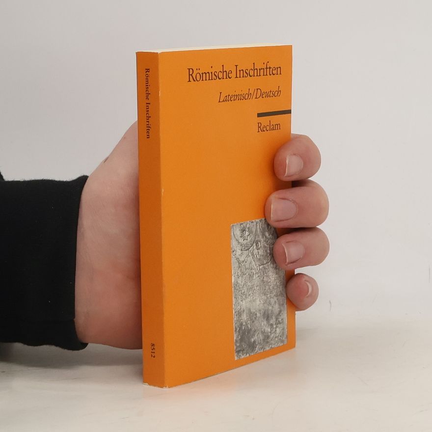 Leonhard Schumacher Römische Inschriften