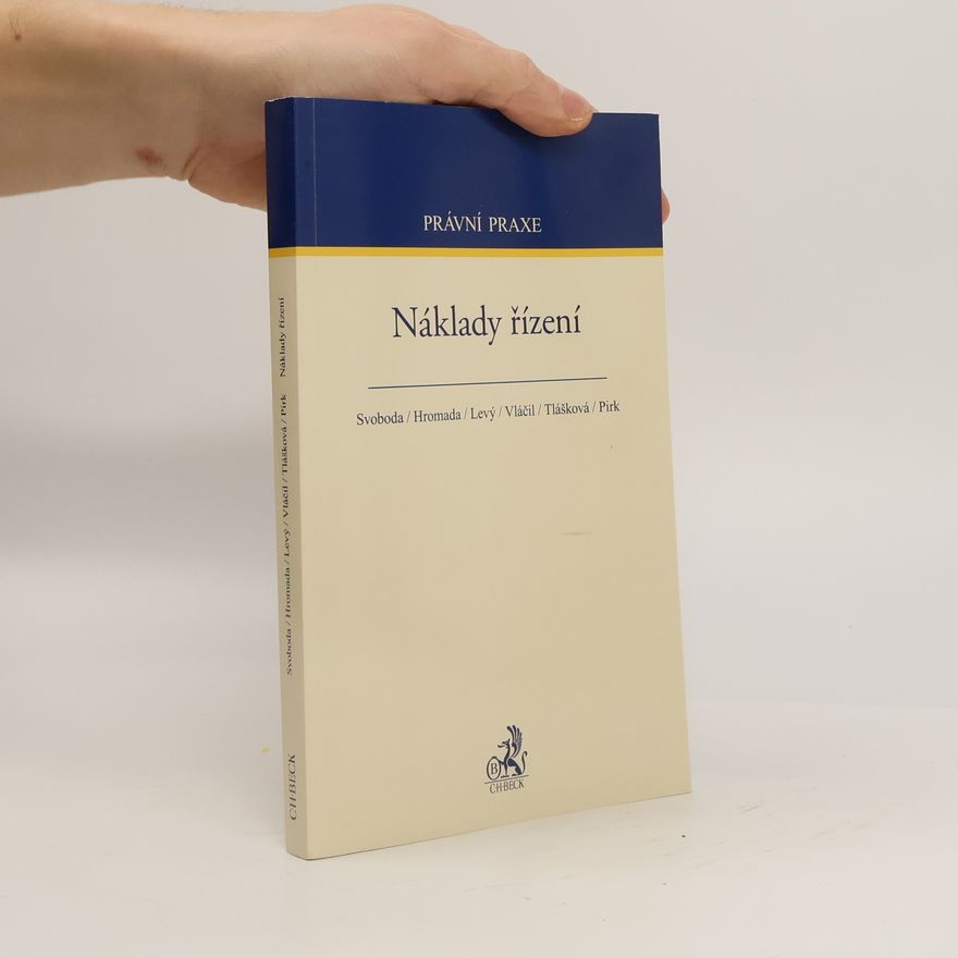 Šárka Tlášková Náklady řízení