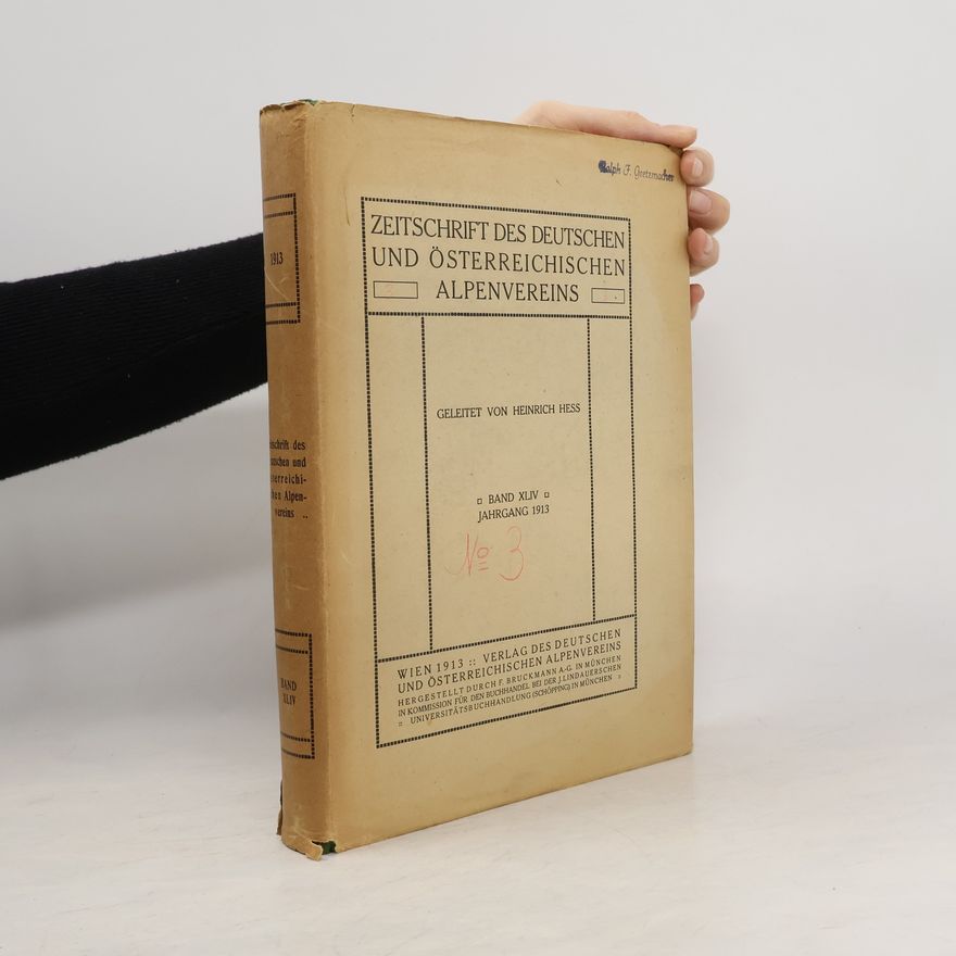 Heinrich Hess Zeitschrift des Deutschen und Österreichischen Alpenvereins