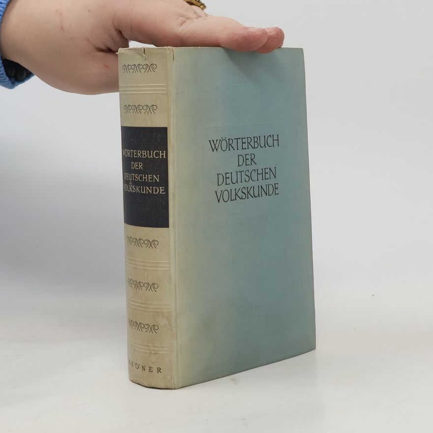 Various authors Wörterbuch der deutschen Volkskunde