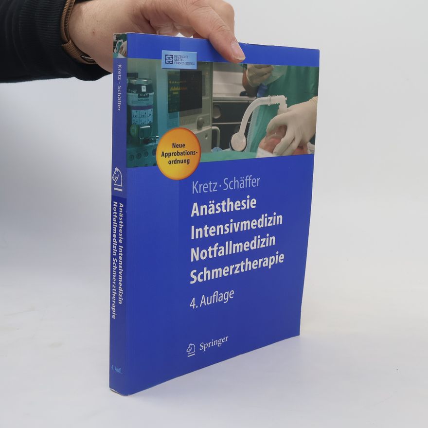 Jürgen Schäffer Springer-Lehrbuch: Anästhesie, Intensivmedizin, Notfallmedizin, Schmerztherapie