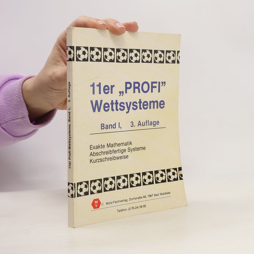 Kolektiv autorů 11er „Profi“ Wettsysteme I.