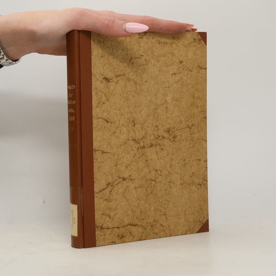 Various authors Archiv für Kinderheilkunde 156.