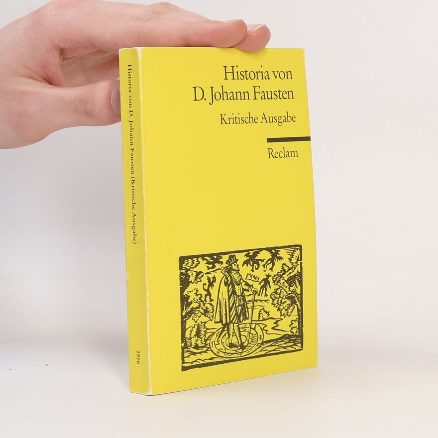 Elvira Pradel Historia von D. Johann Fausten, Krit. Ausg.