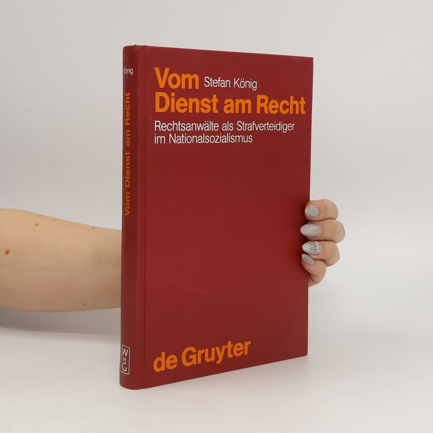 Stefan König Vom Dienst am Recht