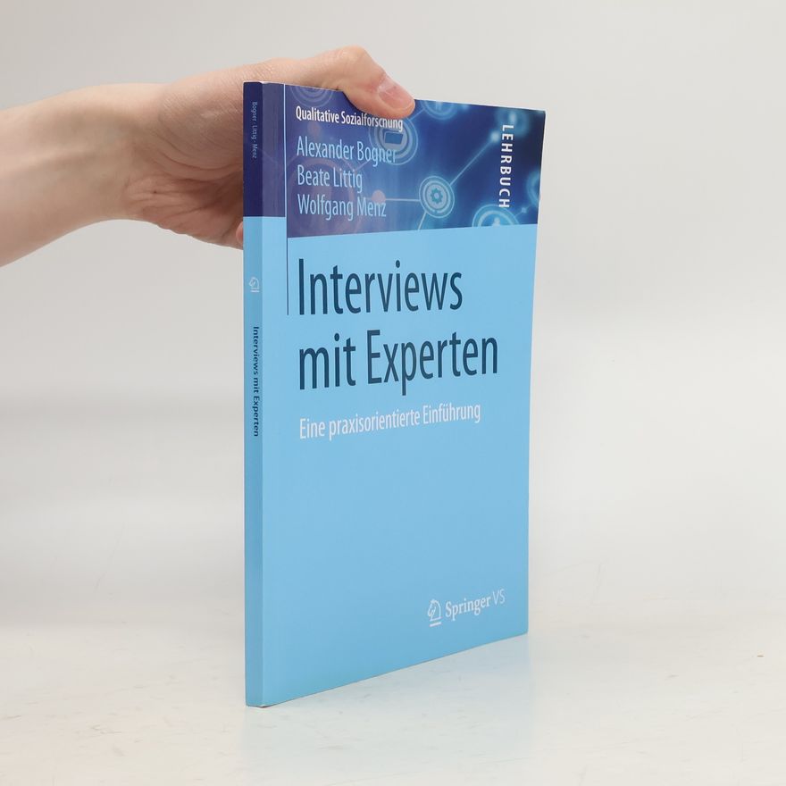 Alexander Bogner Interviews mit Experten