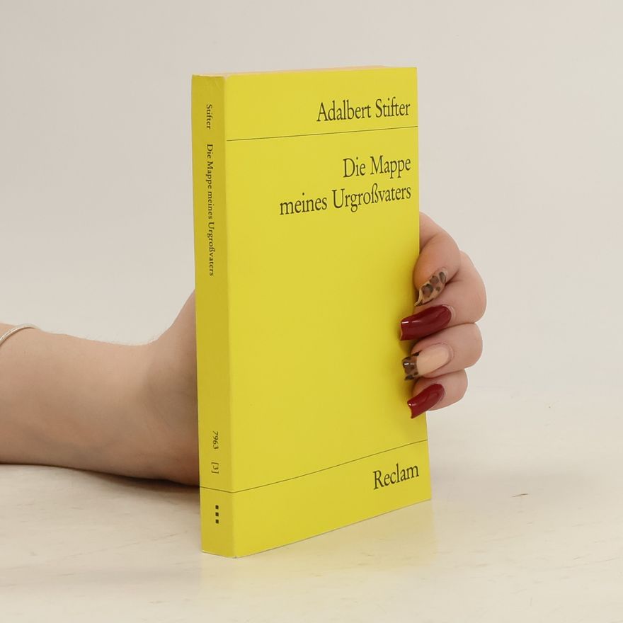 Adalbert Stifter Die Mappe meines Urgroßvaters