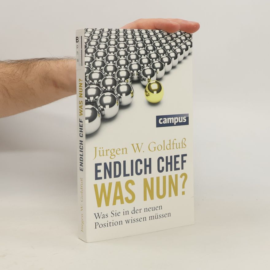 Jürgen W. Goldfuß Endlich Chef - was nun?