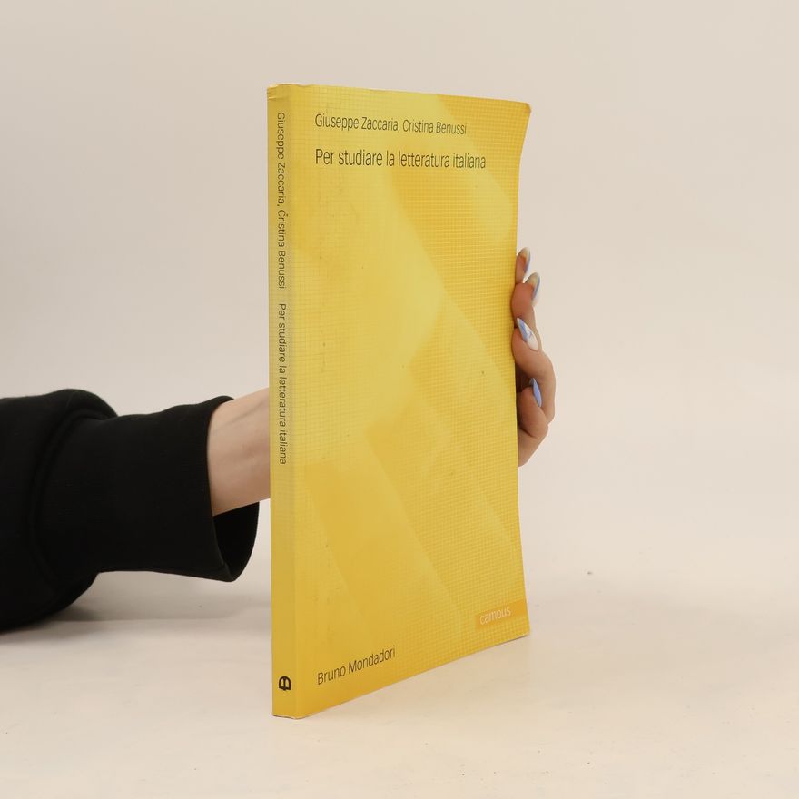 Giuseppe Zaccaria Per studiare la letteratura italiana