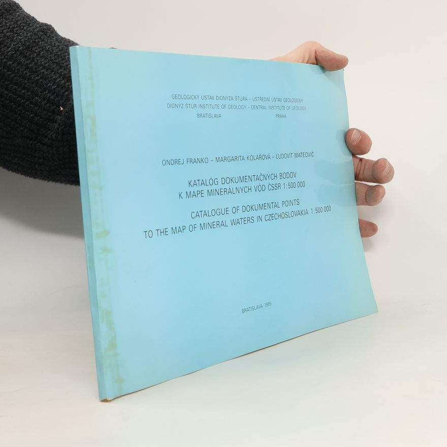 Ľudovít Mateovič Katalóg dokumentačných bodov k mape minerálnych vód ČSSR. Catalogue of dokumental points to the map of mineral waters in Czechoslovakia
