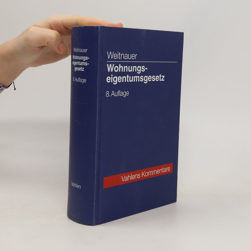 Wolfgang Lüke Wohnungseigentumsgesetz - 8. Auflage