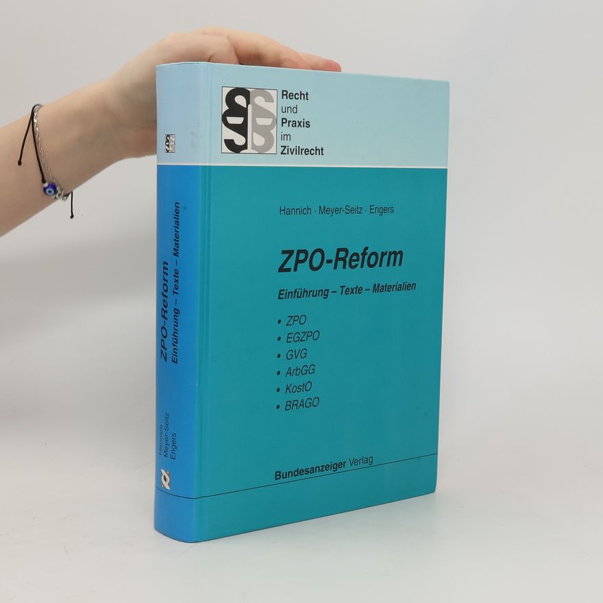 Christian Meyer-Seitz ZPO-Reform