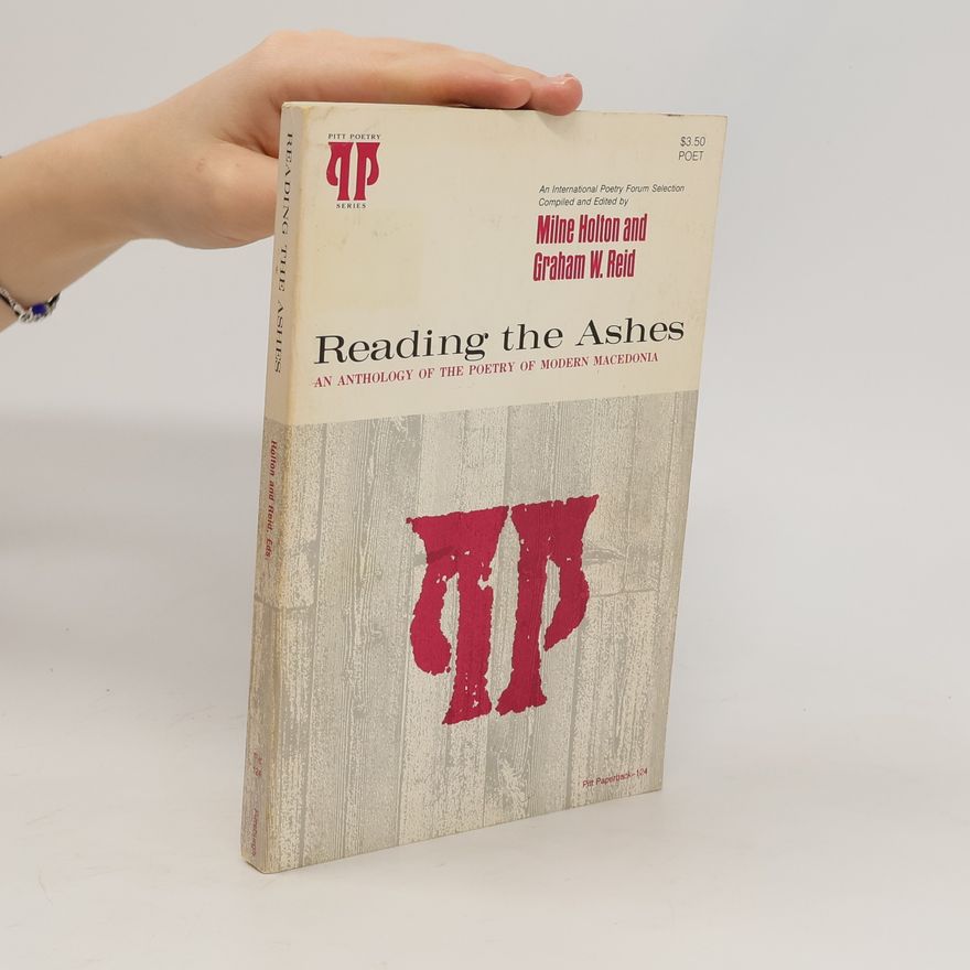 Graham Wightman Reid Pitt Poetry Series: Reading the Ashes