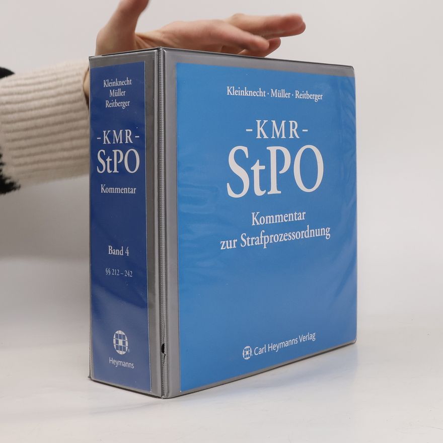 Autorenkollektiv KMR-Kommentar zu StPO. Band 4
