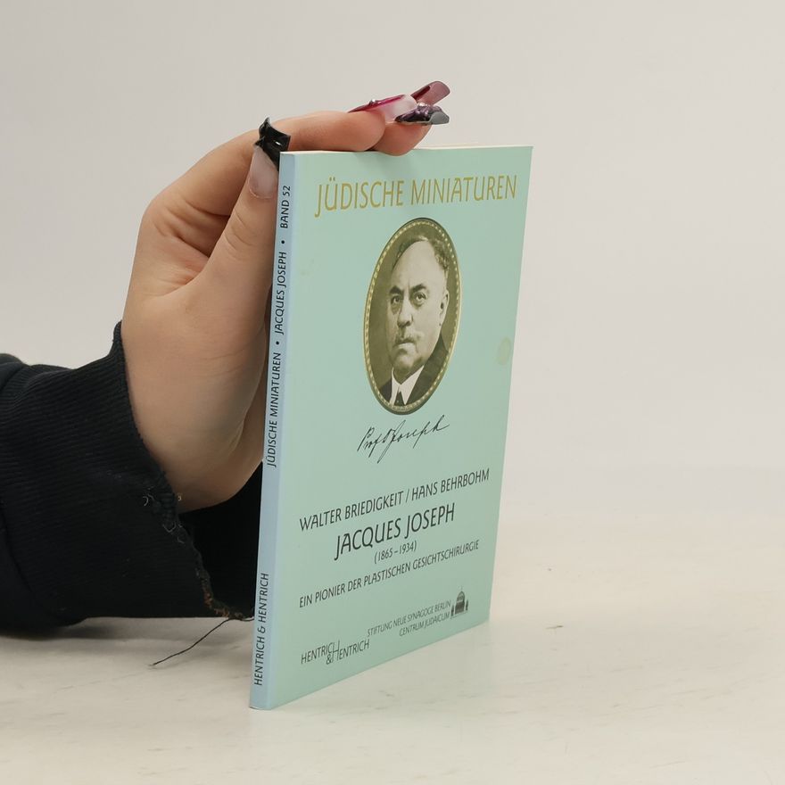 Walter Briedigkeit Jüdische Miniaturen - 52: Jacques Joseph
