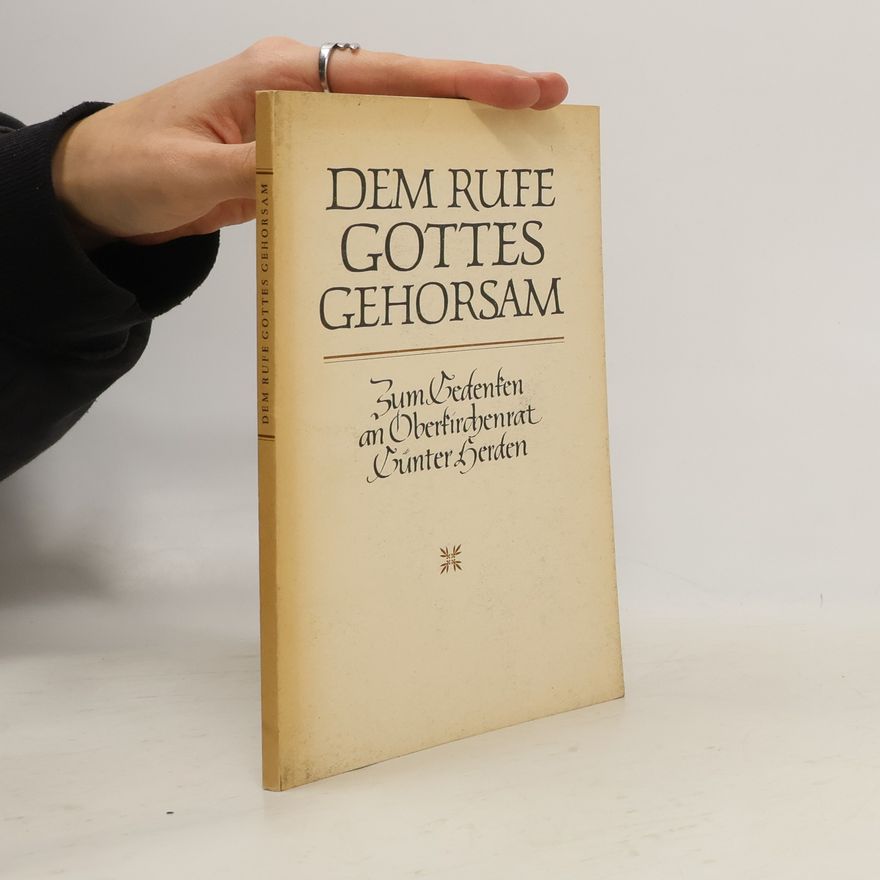 Various authors Dem Rufe Gottes gehorsam