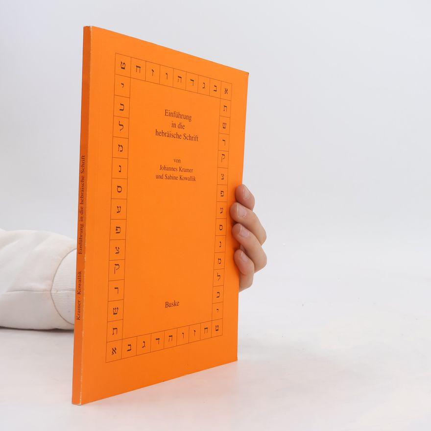Johannes Kramer Einführung in die hebräische Schrift