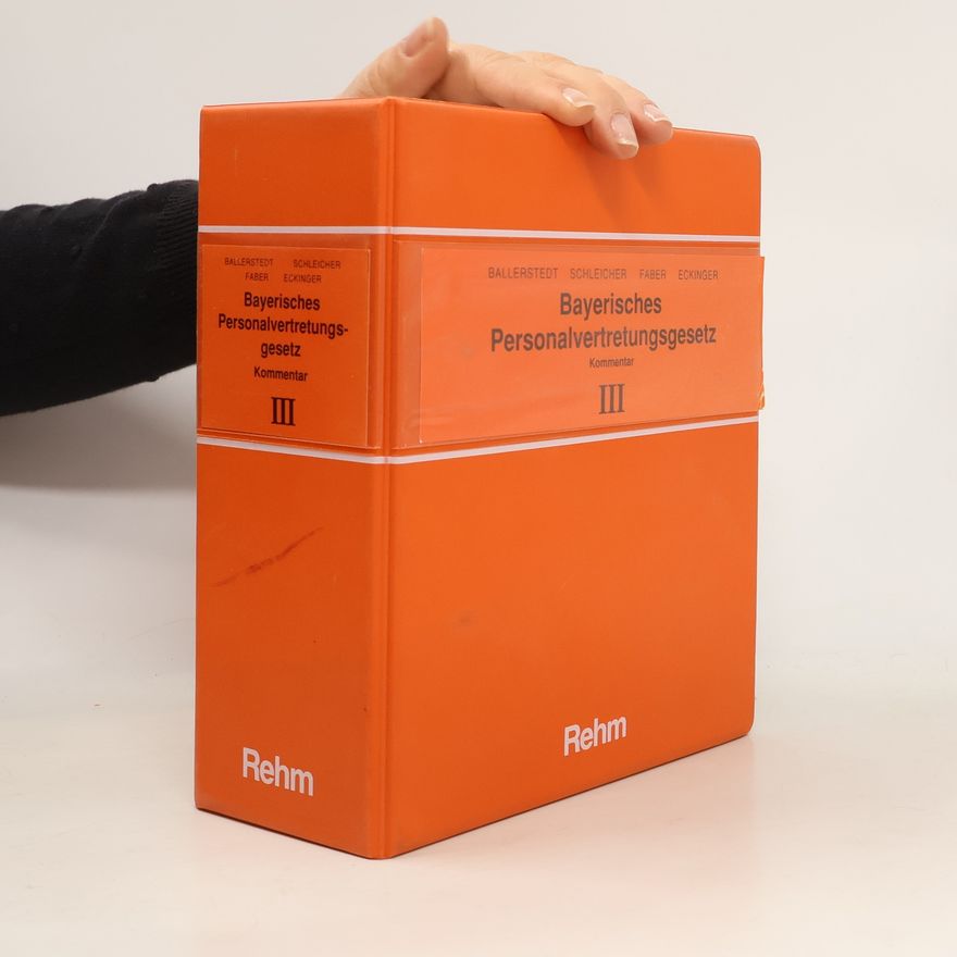 Autorenkollektiv Bayerisches Personalvertretungsgesetz III.