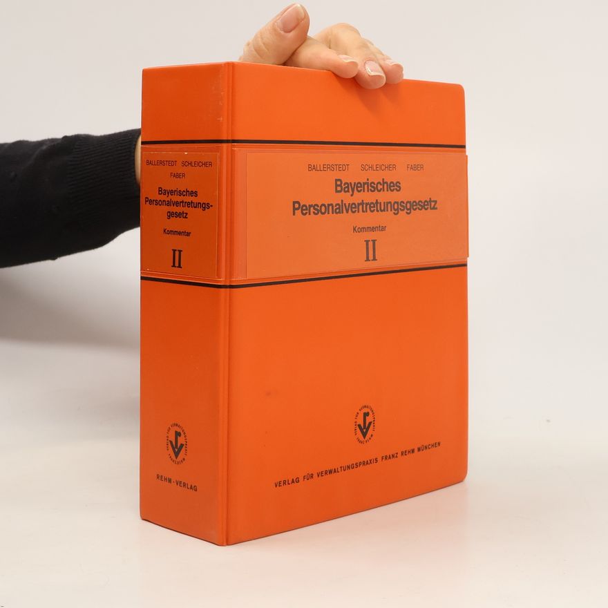 Various authors Bayerisches Personalvertretungsgesetz II.