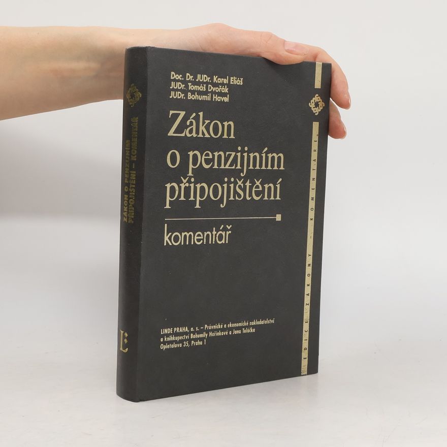 Bohumil Havel Zákon o penzijním připojištění