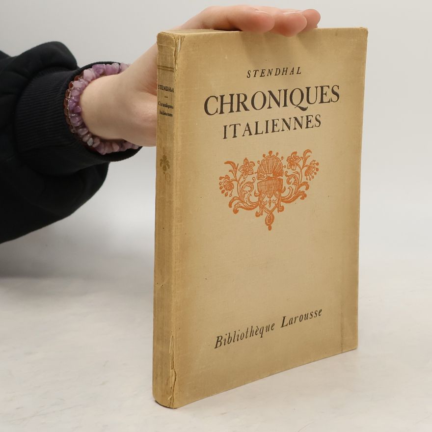 Stendhal Chroniques Italiennes