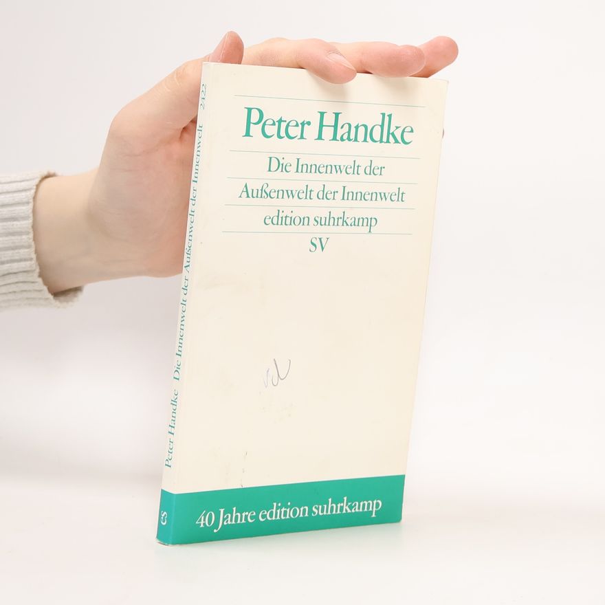 Peter Handke edition suhrkamp - 2422: Die Innenwelt der Außenwelt der Innenwelt: 40 Jahre edition suhrkamp