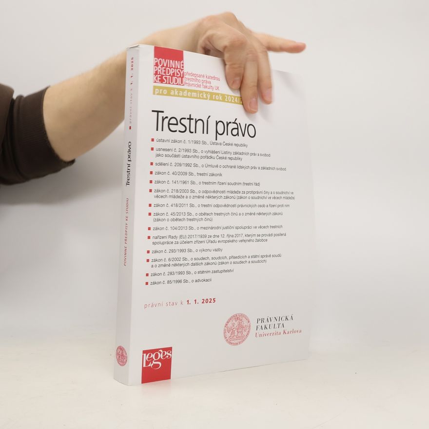 Collectif d'auteurs Trestní právo
