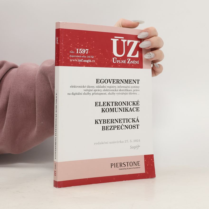 Sagit ÚZ 1597 eGovernment, elektronické komunikace, kybernetická bezpečnost